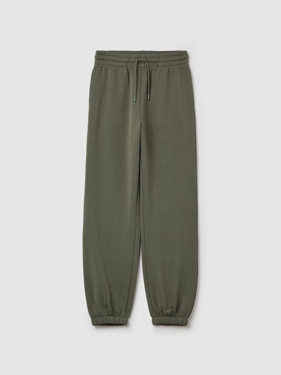 Essential joggers in fleece with drawstring_4