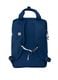 Blue backpack with front pockets_1