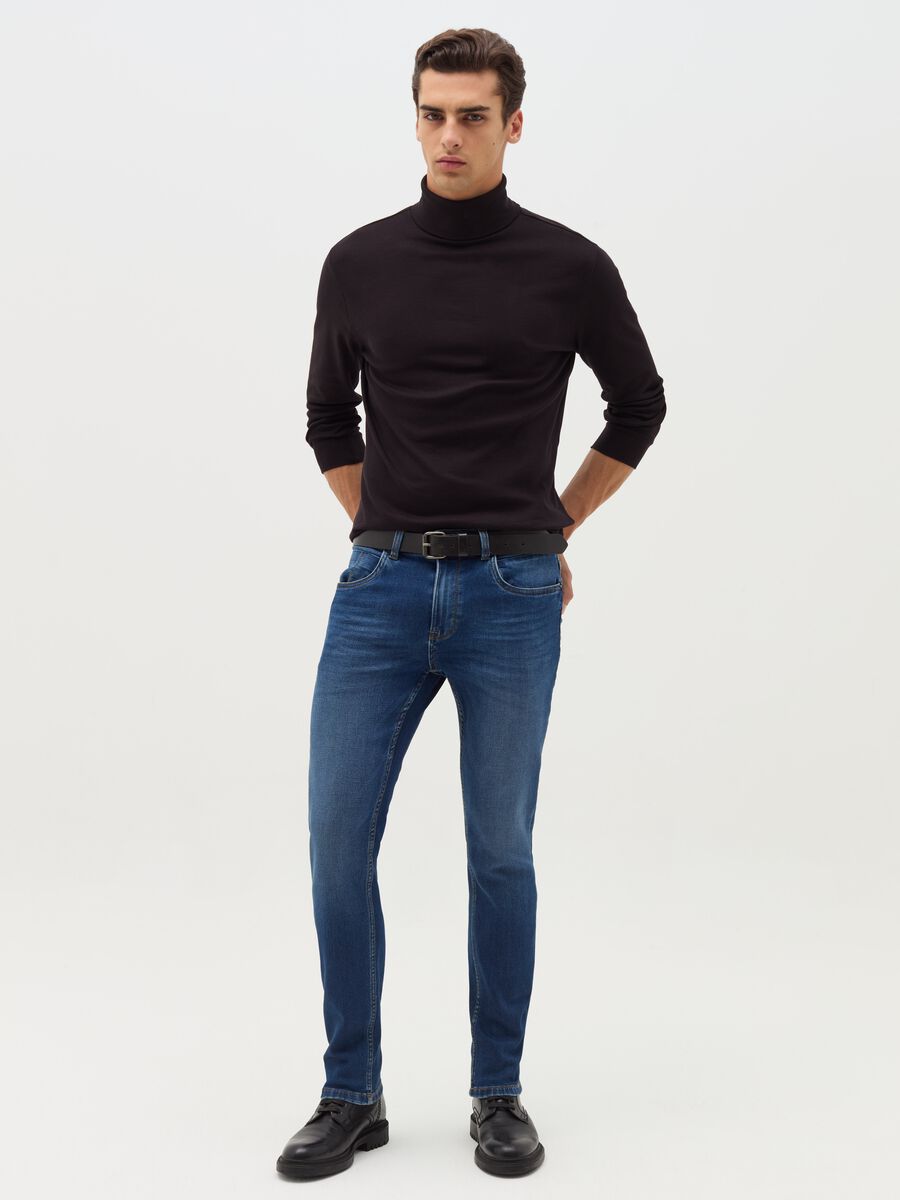 Jeans skinny fit cinque tasche_0