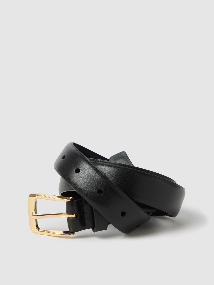 Black belt in genuine leather_2