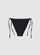 Black stretch bikini bottoms with sparkling details_0
