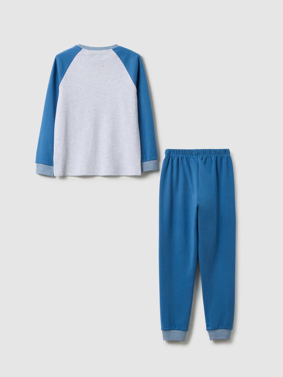 Pigiama multicolor da bambino in misto cotone Looney Tunes x Italia Team_1