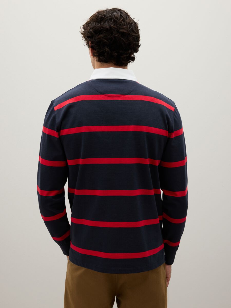 Polo in puro cotone multicolor regular fit_3