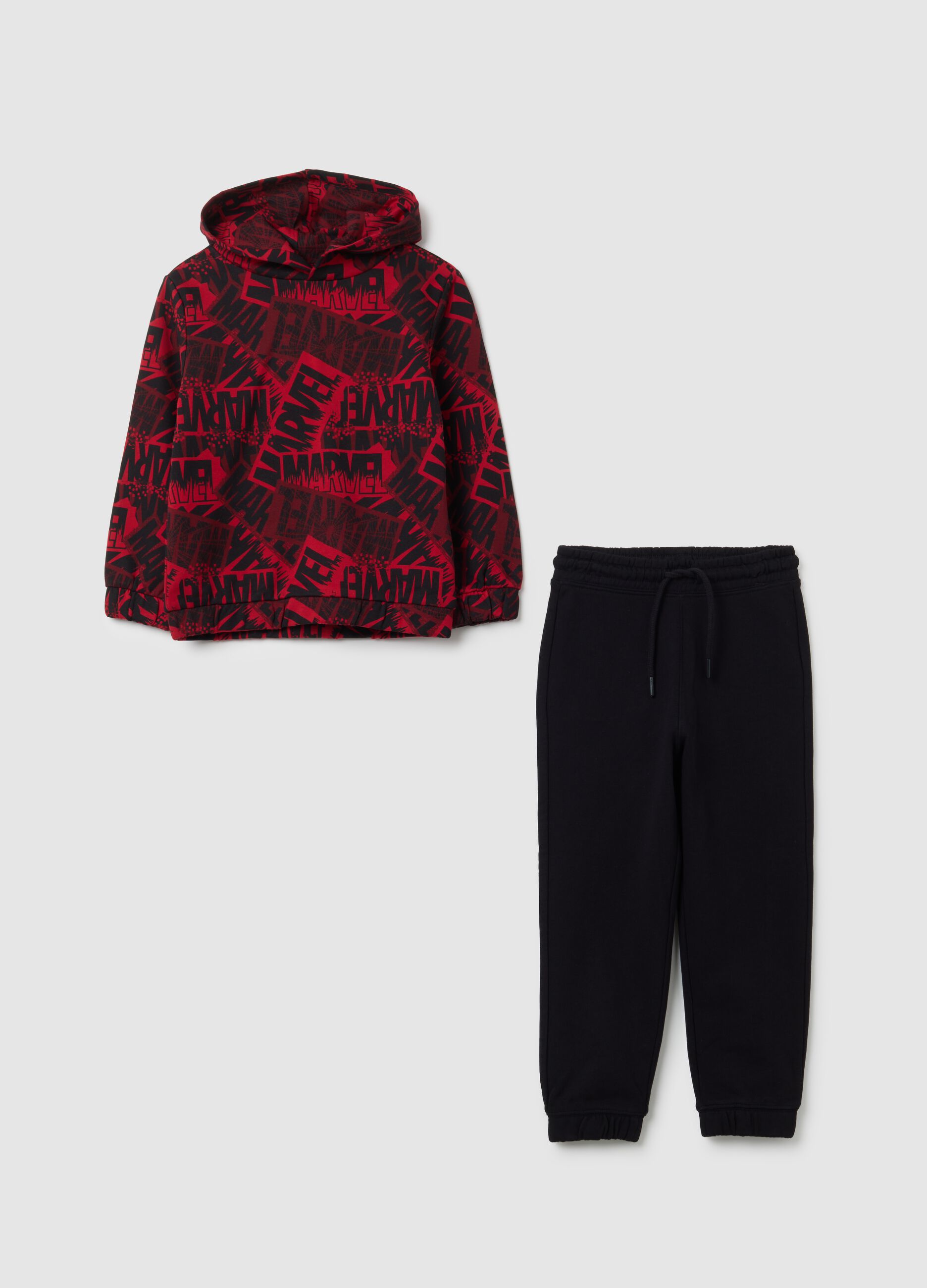 Completo da bambino in puro cotone multicolor regular fit