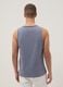 Blue pure cotton vest top_2
