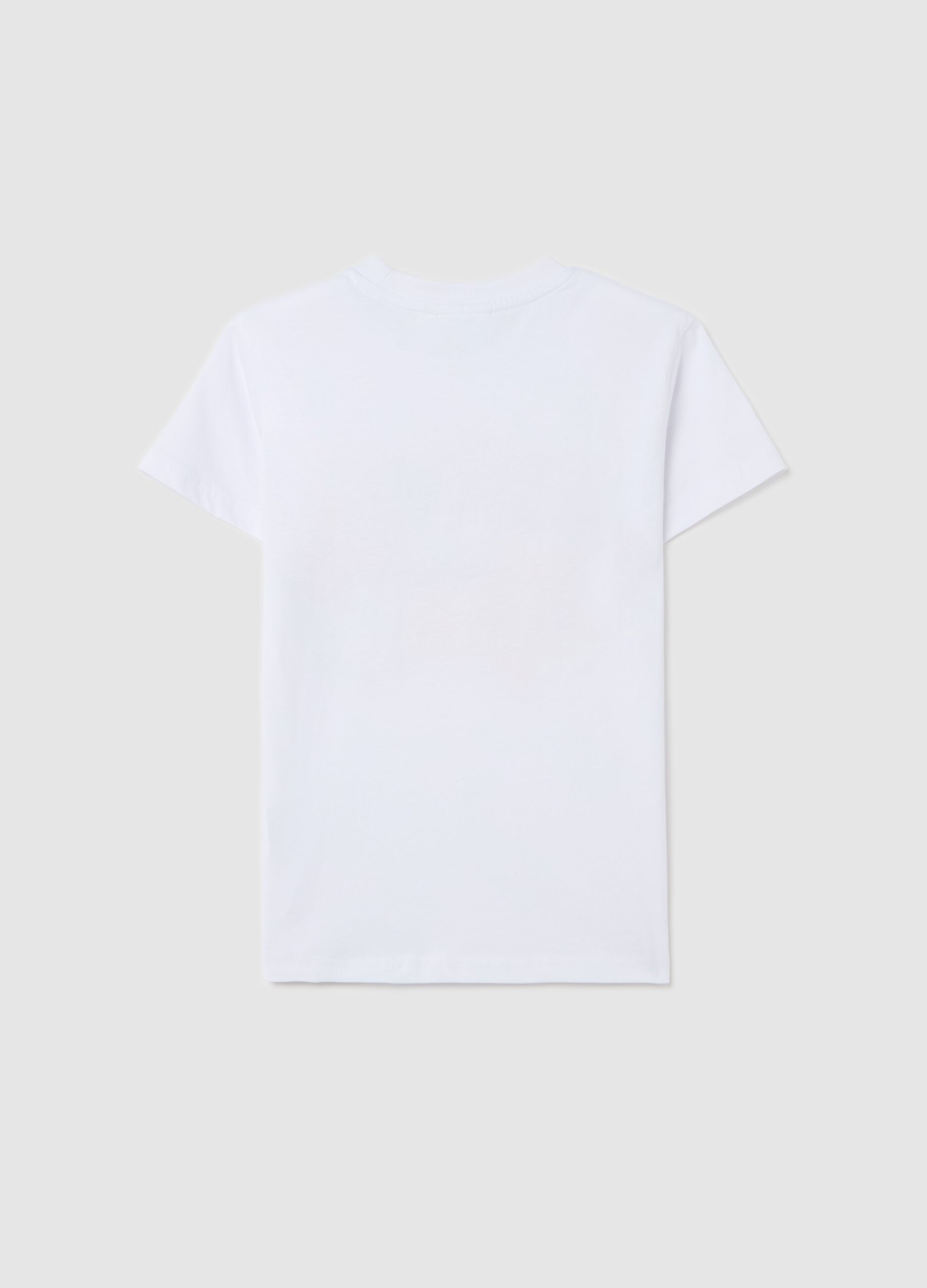 Cotton T-shirt with Pikachu print