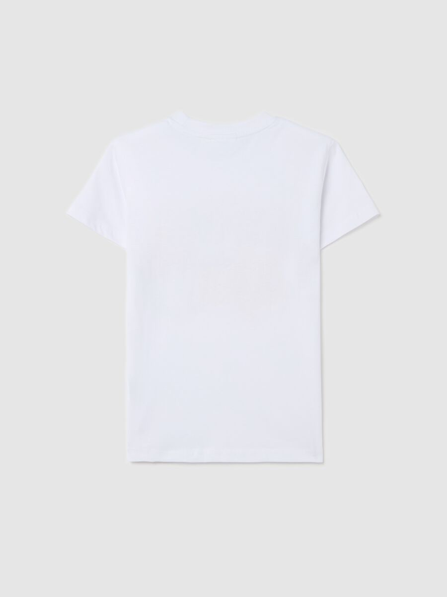 Cotton T-shirt with Pikachu print_1