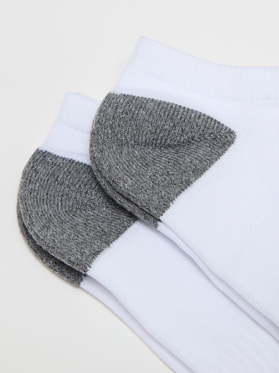 Three-pair pack sneaker liners with contrasting details_1