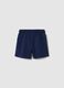 Boys' regular fit blue pure cotton shorts with graphic_1