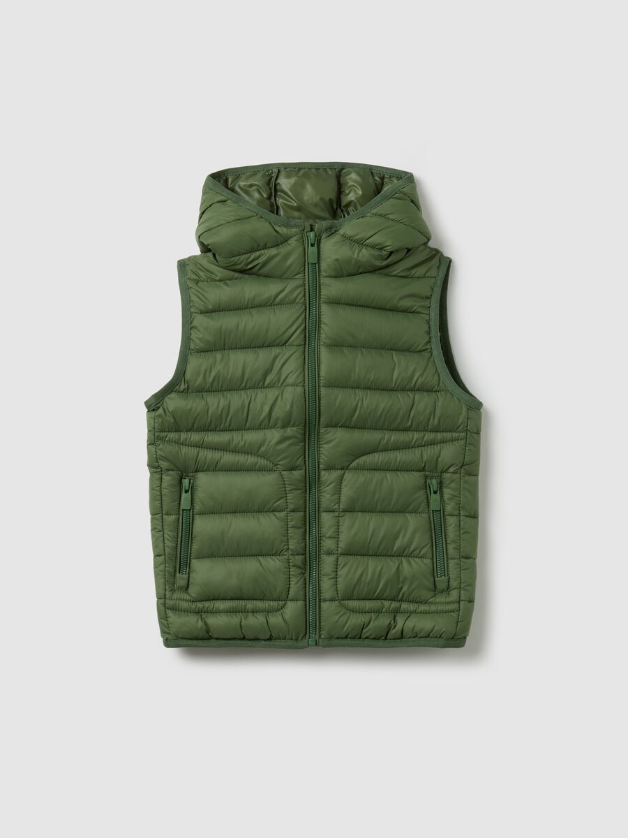 Ultralight gilet with hood_0
