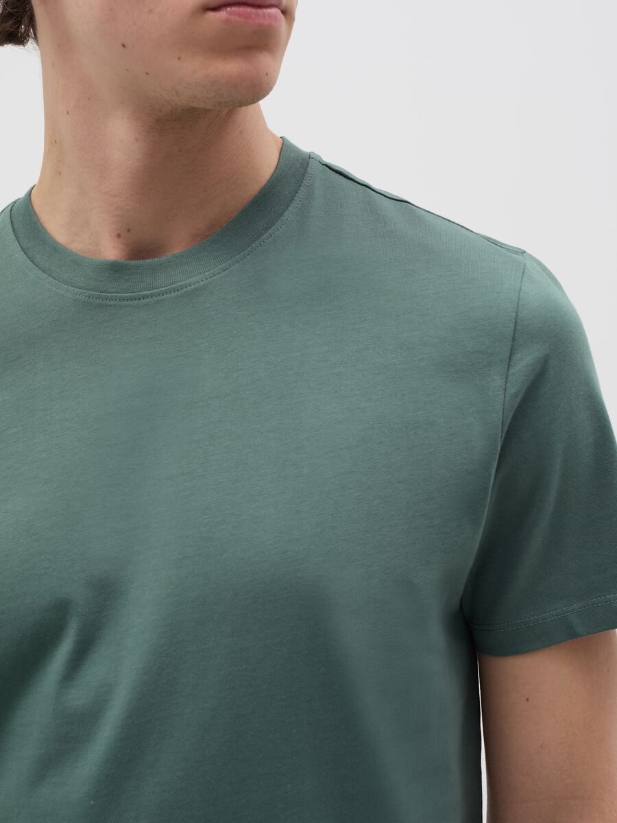 Organic cotton T-shirt with round neck_2