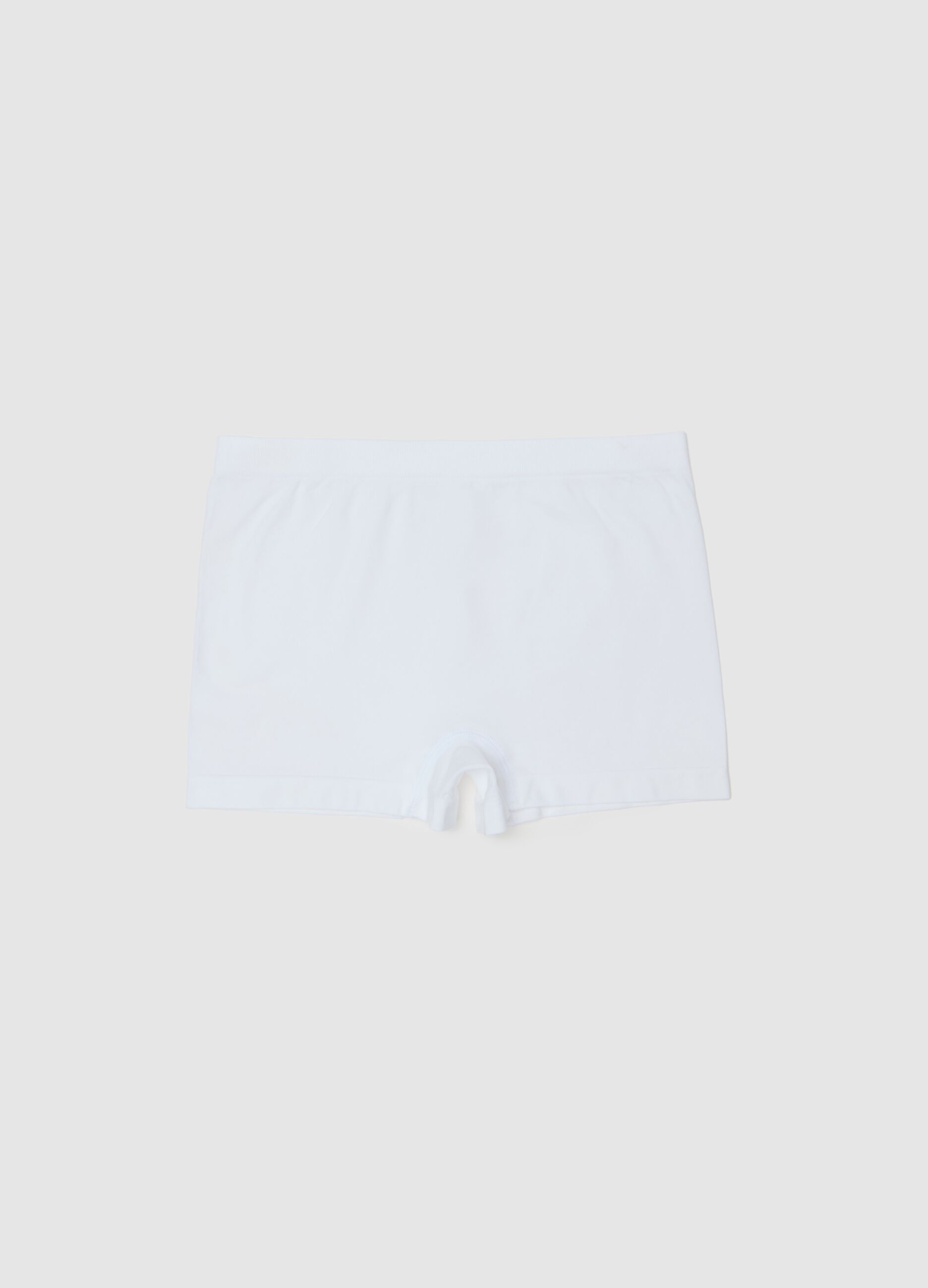 Slip hipster in microfibra bianca