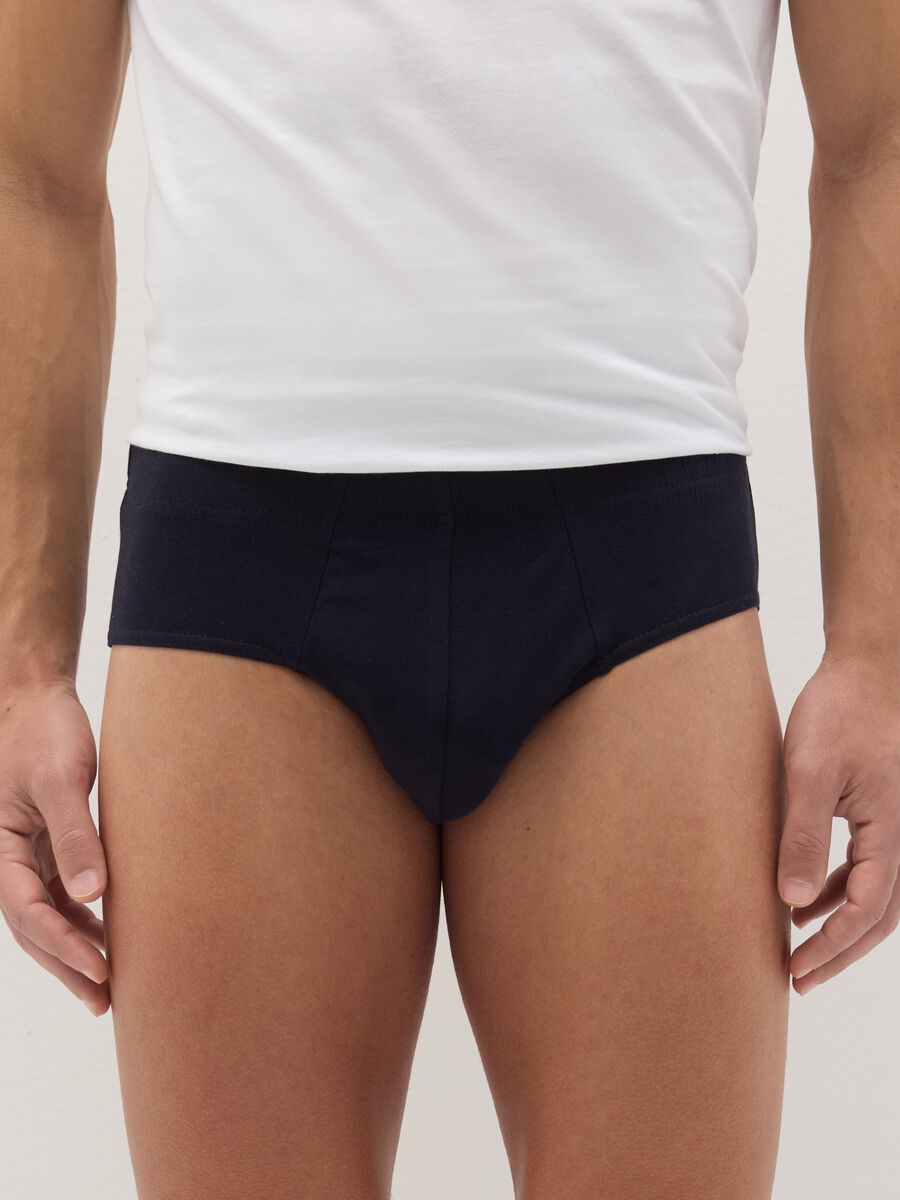Briefs in stretch cotton_1