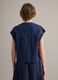 Blue denim shirt in a cotton, linen and viscose blend, oversized fit_3