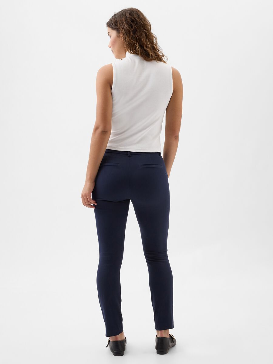 Cigarette trousers in stretch cotton_4