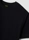 Black oversized pure cotton short-sleeve T-shirt_2