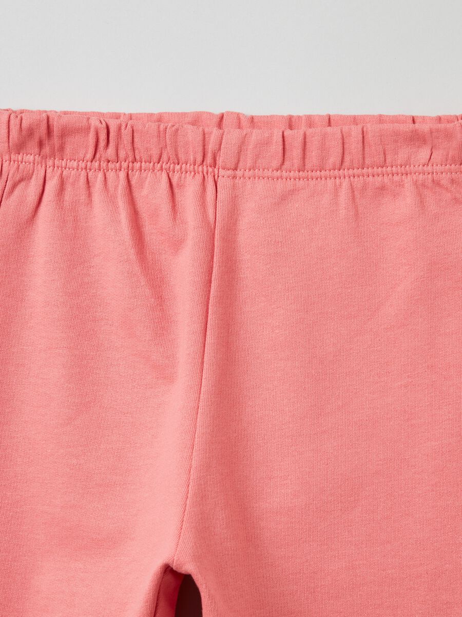 Joggers in felpa con profili elasticati_1