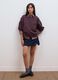 Purple cotton-blend crew-neck sweatshirt with floral embroidery_1
