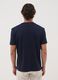 Blue pure cotton short-sleeve T-shirt_3
