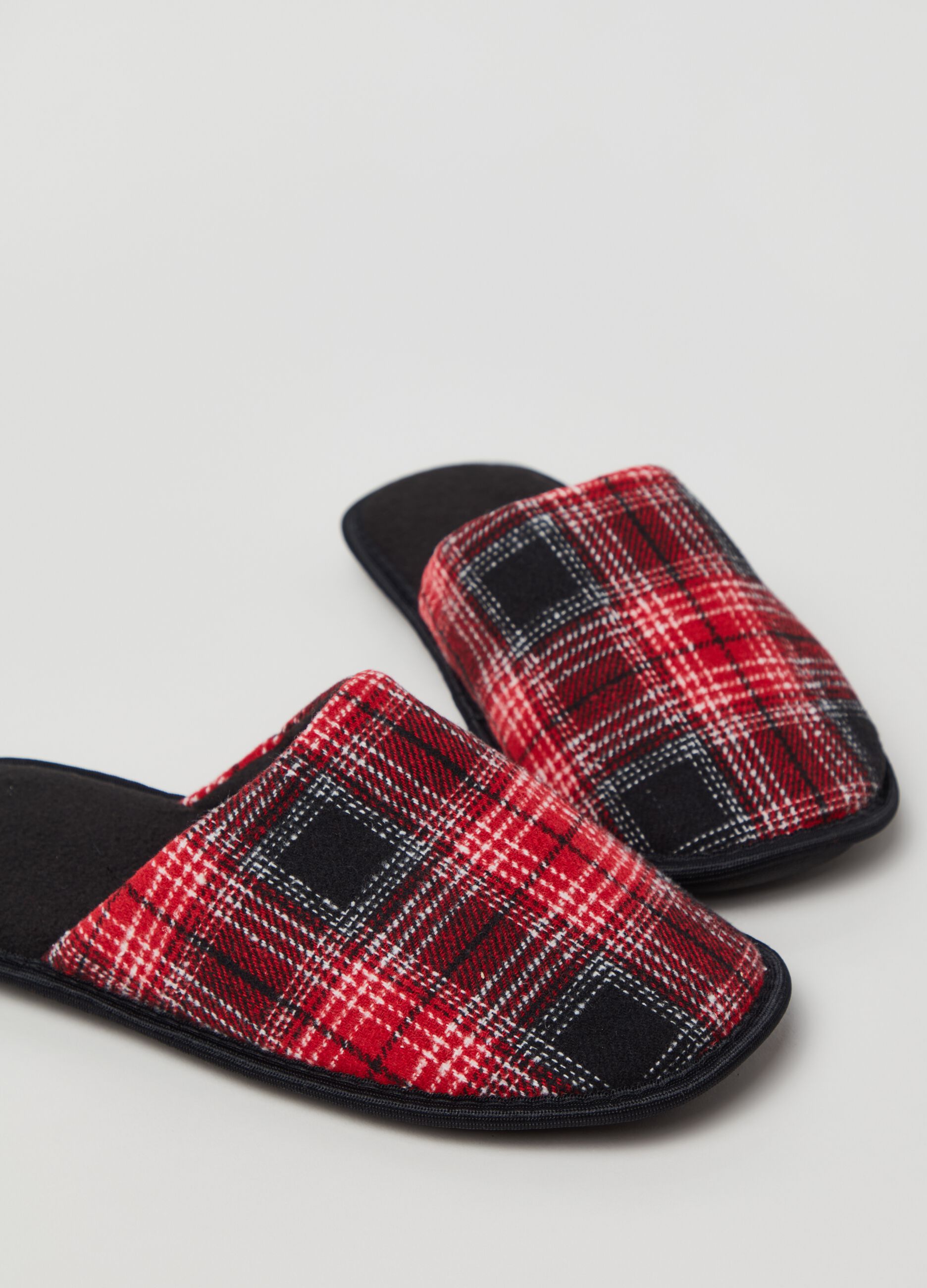 Pantofole invernali tartan_1