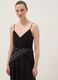 Long black dress in pure viscose_2