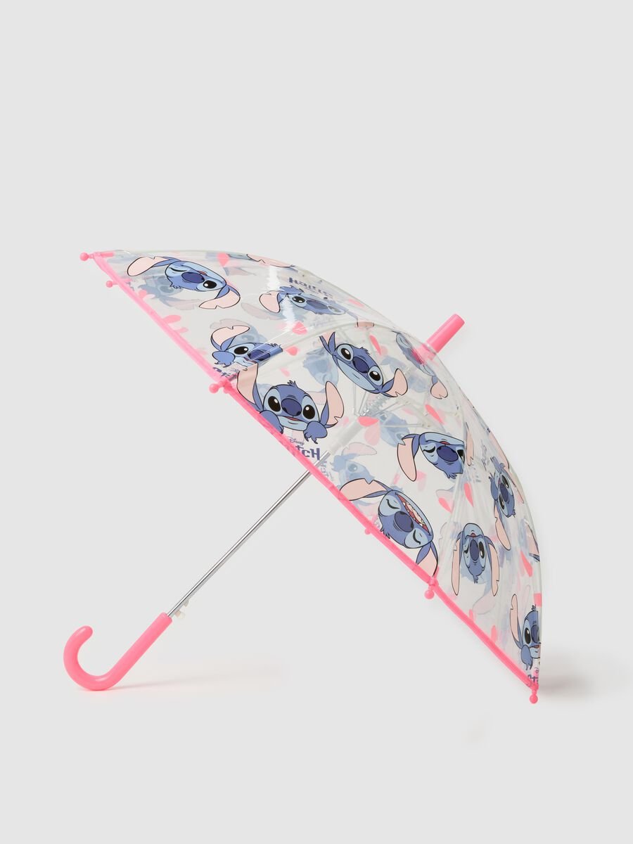 Multicoloured children's umbrella with Stitch graphics_0