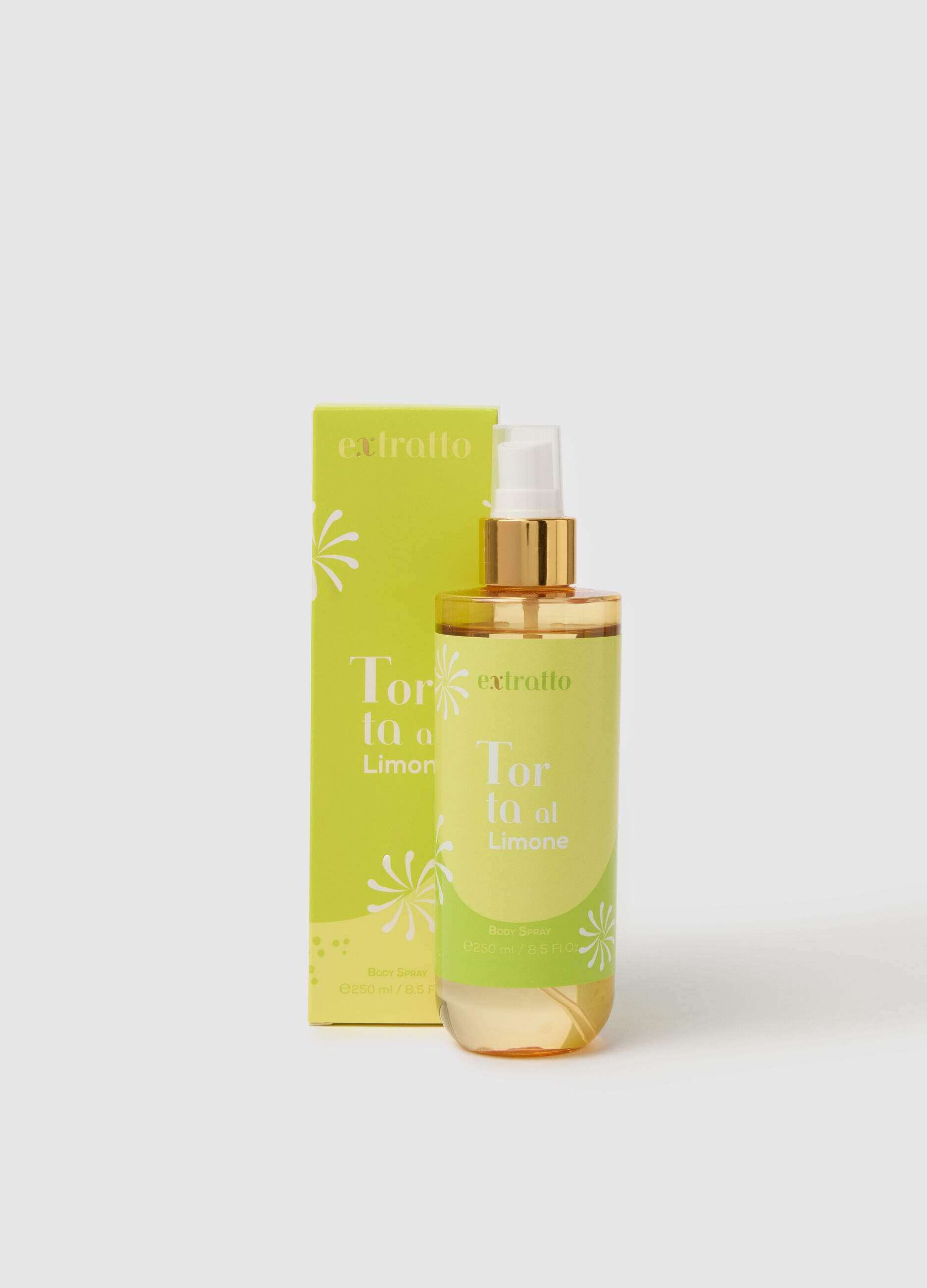 Body Spray with Lemon and Vanilla Notes, Fresh and Sparkling, Sweet and Creamy.