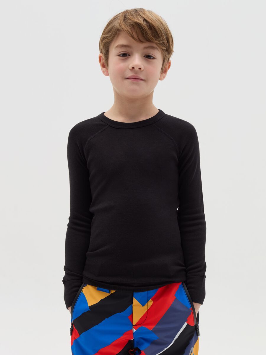Altavia by Deborah Compagnoni lightweight thermal T-shirt with long sleeves_0