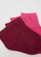 Multipack of short pink cotton blend socks for girls_1