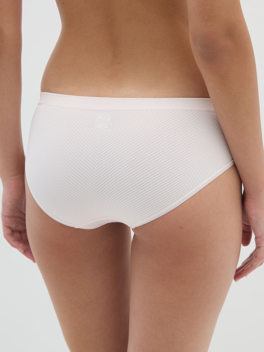 Pink Stretch Fabric Knickers_3