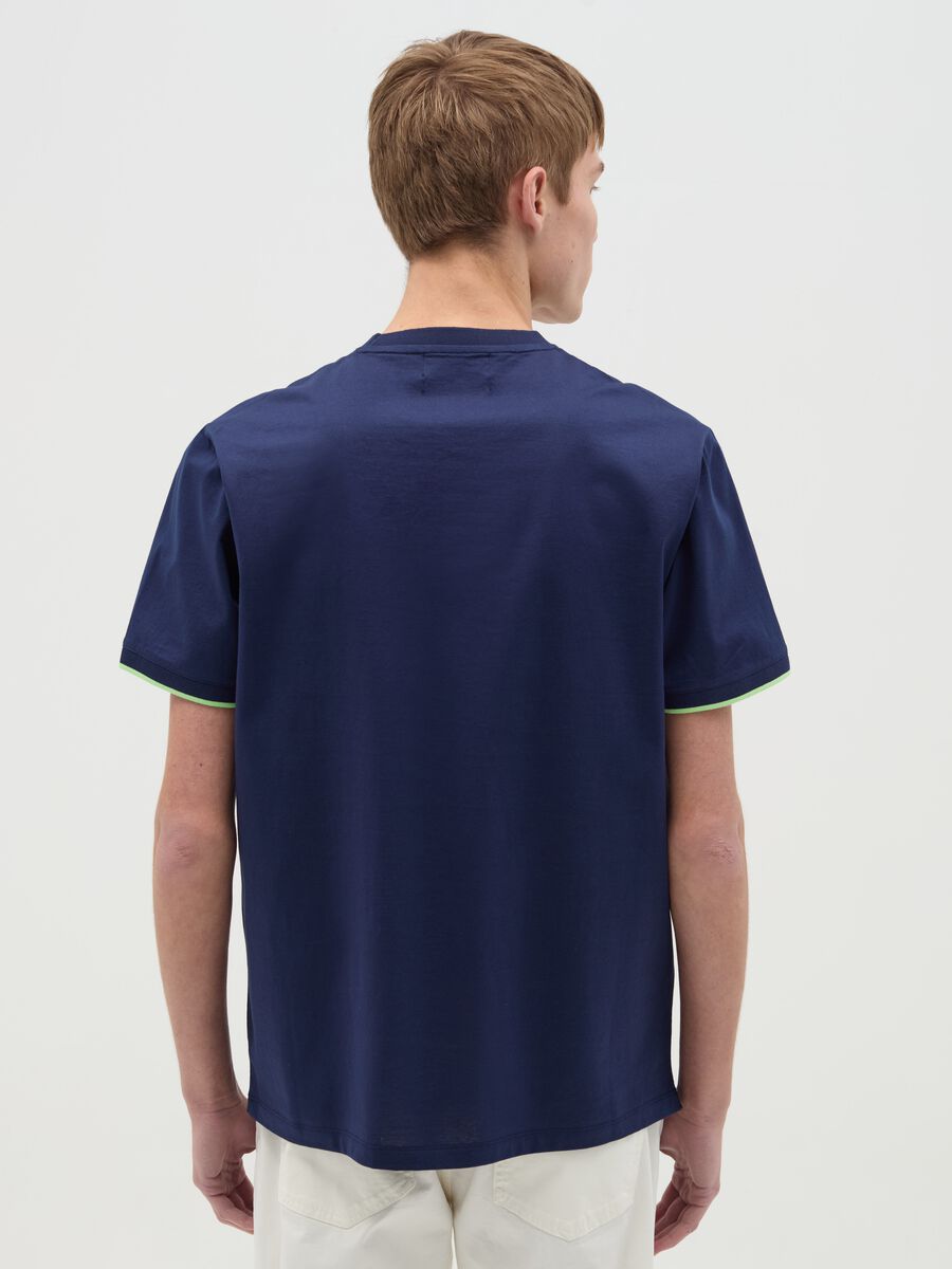 T-shirt with pocket and logo embroidery_2