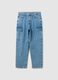 Pure Cotton Denim Wide Leg Jeans_4