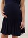 Blue maternity skirt in stretch viscose_5
