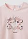 Pink long-sleeve organic cotton printed T-shirt for baby girl_2
