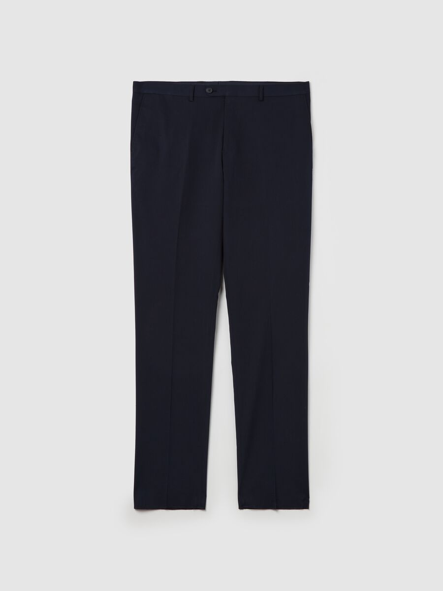 Plus Size regular-fit trousers in stretch twill_0