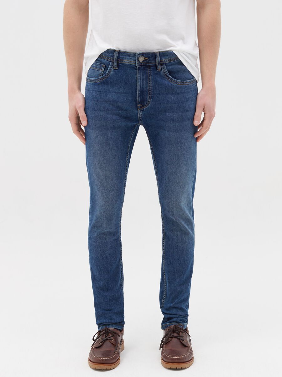 Super-skinny-fit jeans with fading_1