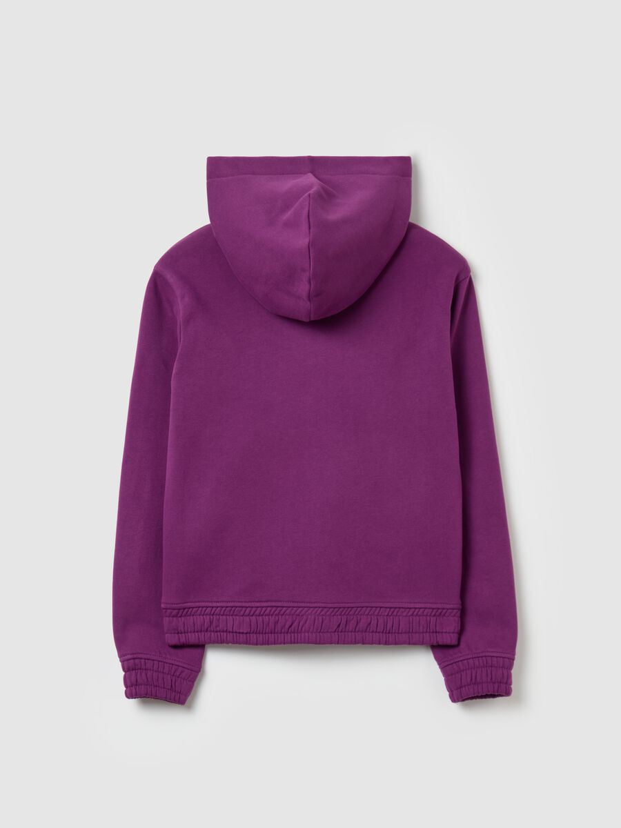Full-zip Essential in cotone bio con cappuccio_4