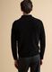 Black full-zip cardigan with collar, regular fit_2