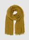 Brown Blended Fabric Scarf_0