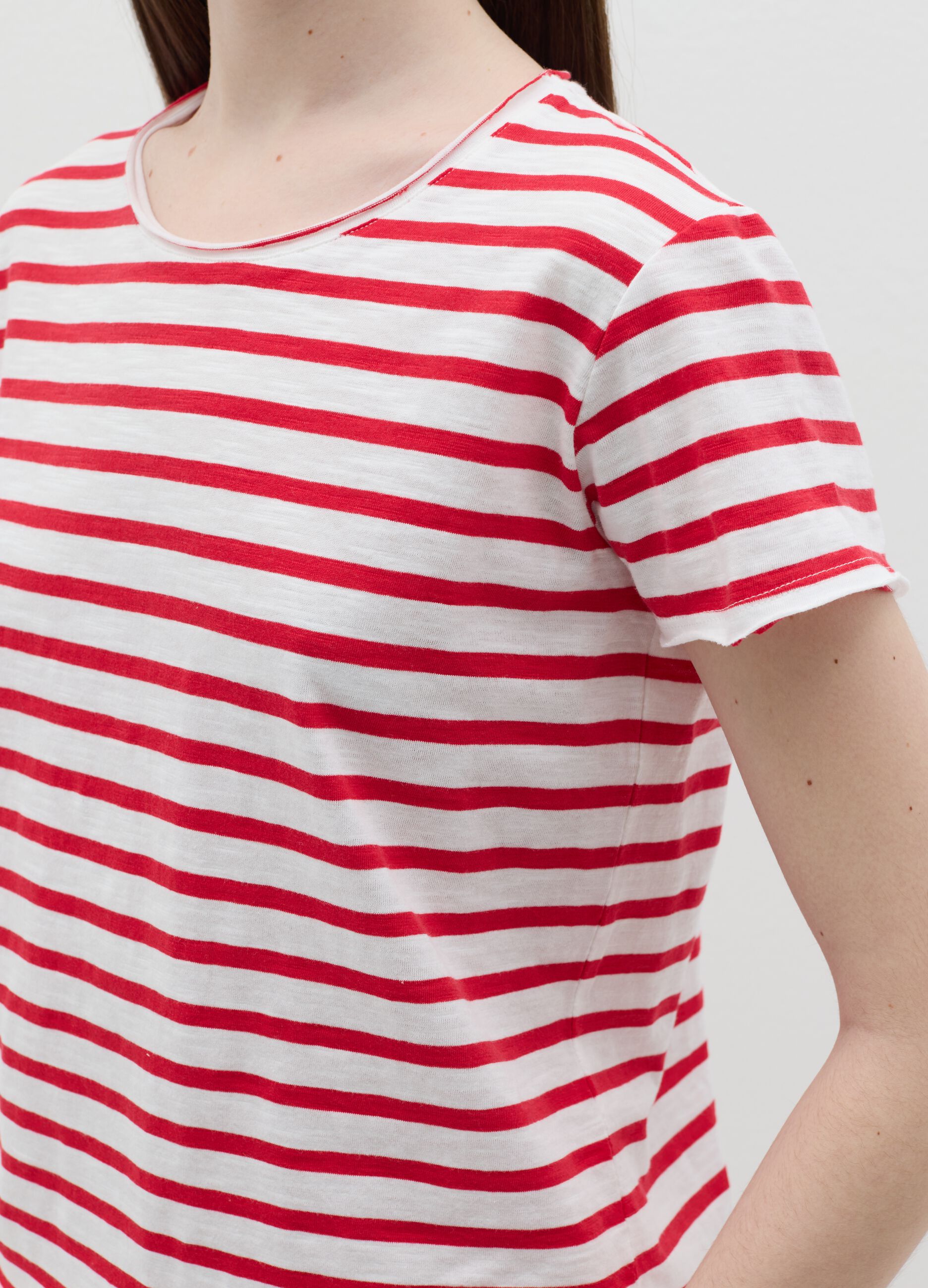 Slub jersey T-shirt
