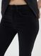 Black Flare Jeans in Stretch Denim_3