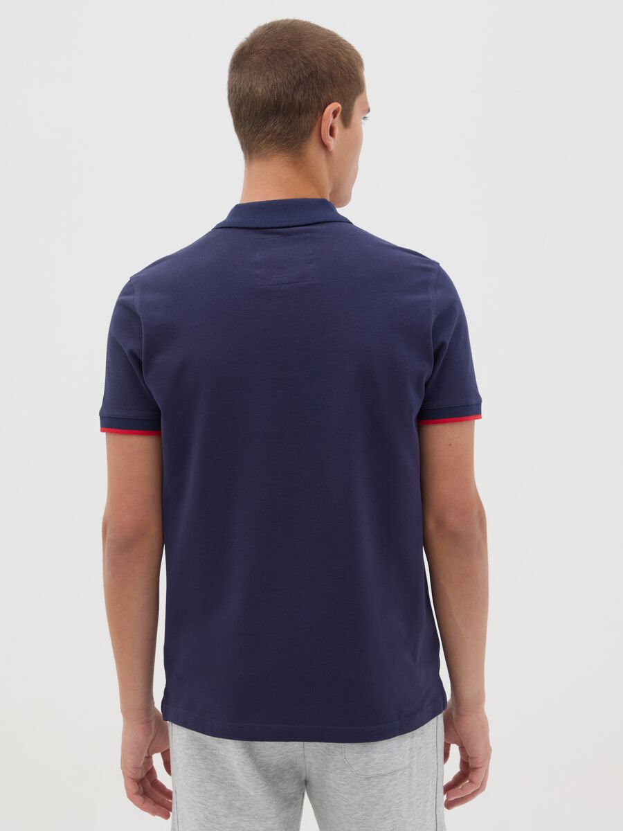 Men's pure cotton multicolour polo_3