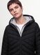 Black Ultralight Quilted Jacket with Hood and Zip_3