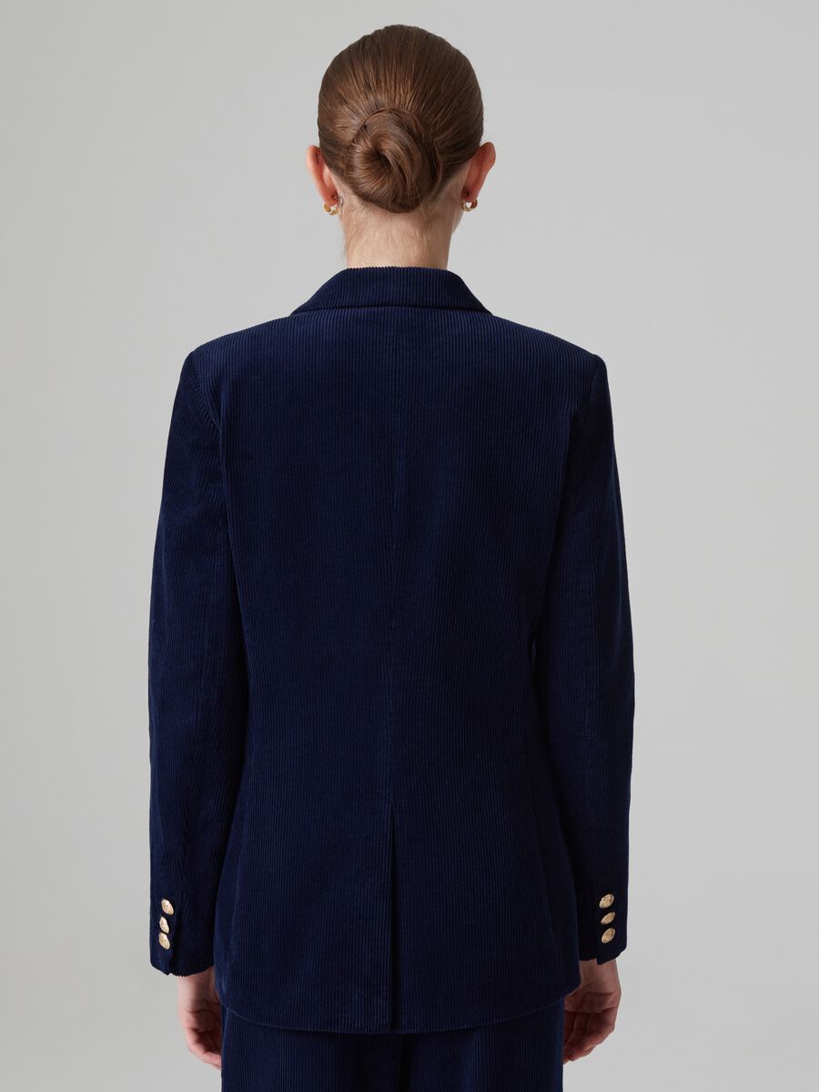 Blazer doppiopetto in corduroy_2
