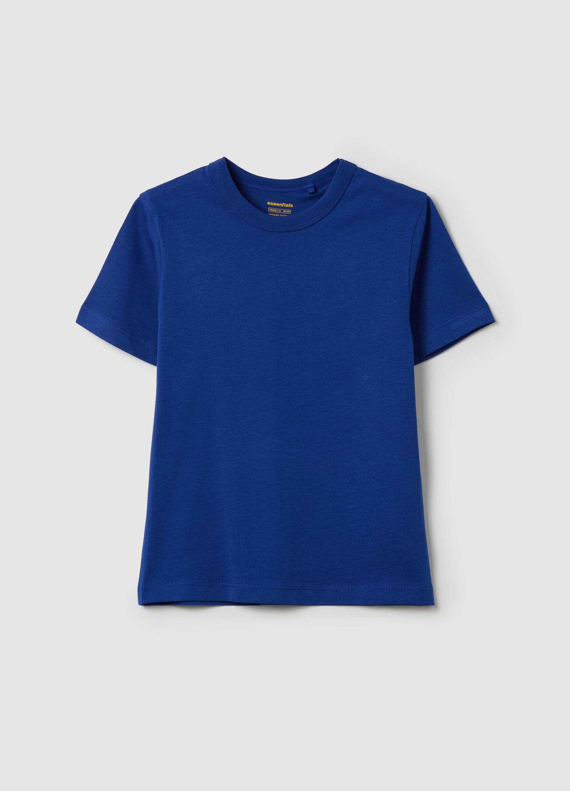 T-shirt in cotone bio tinta unita