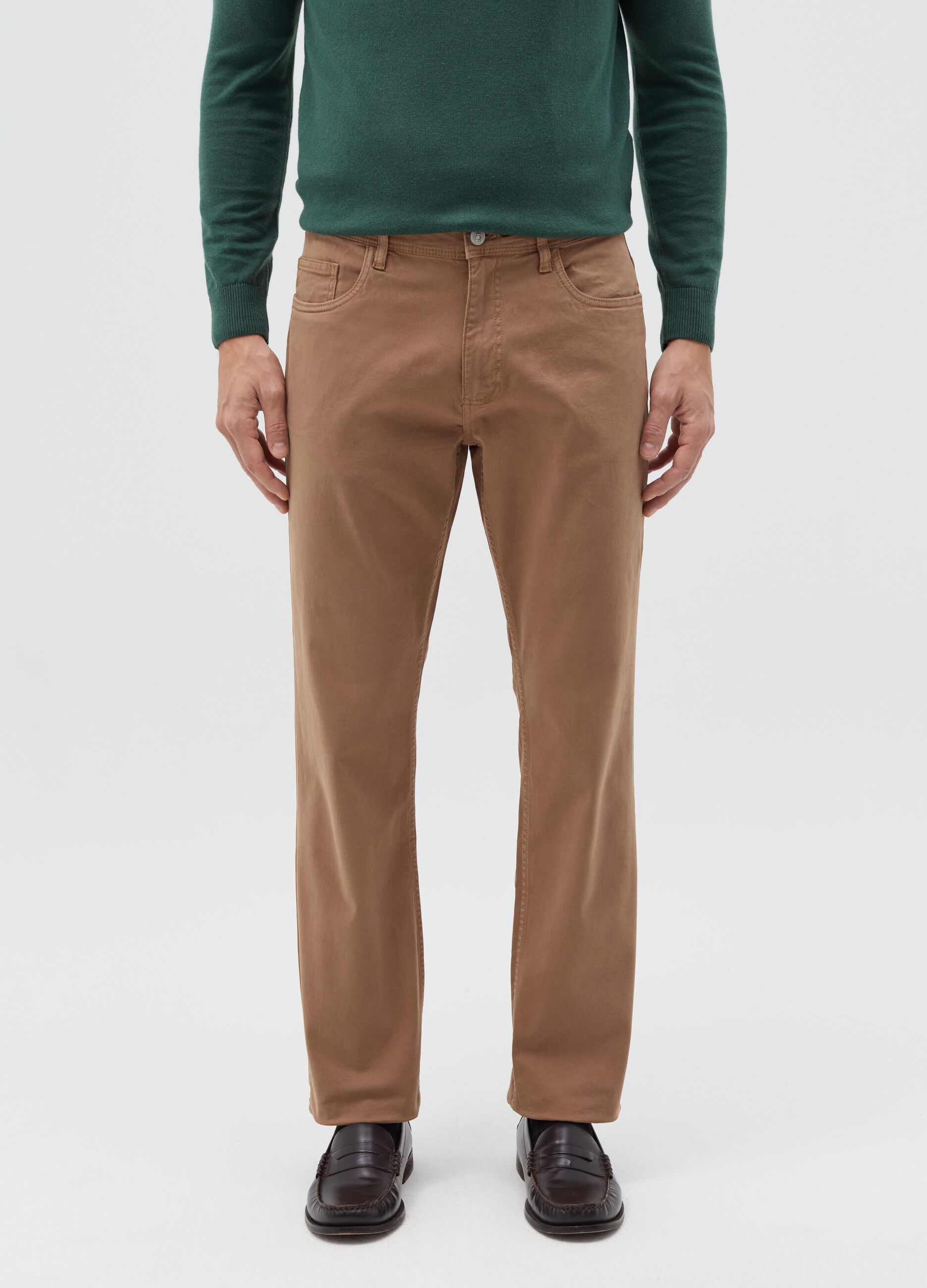 Regular-fit trousers with five pockets