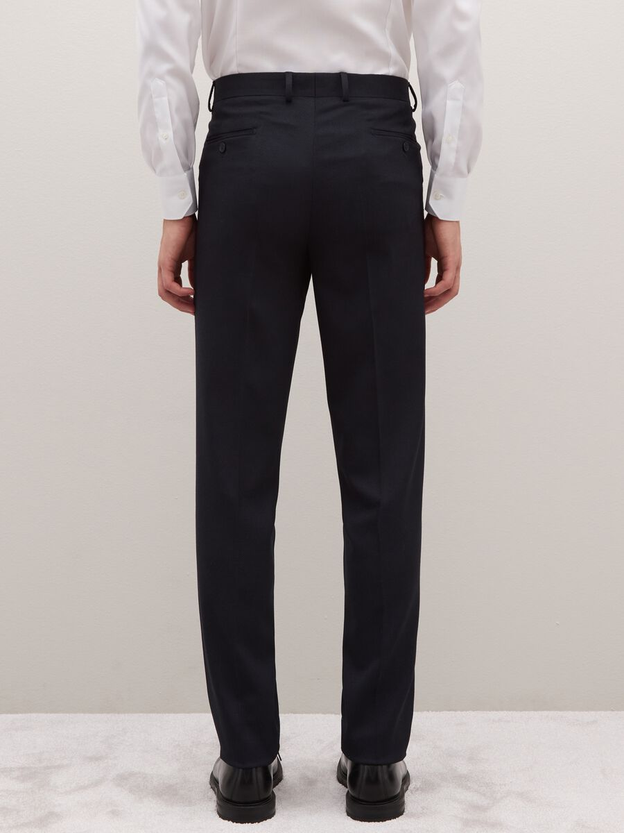 Pantaloni blu slim fit_2