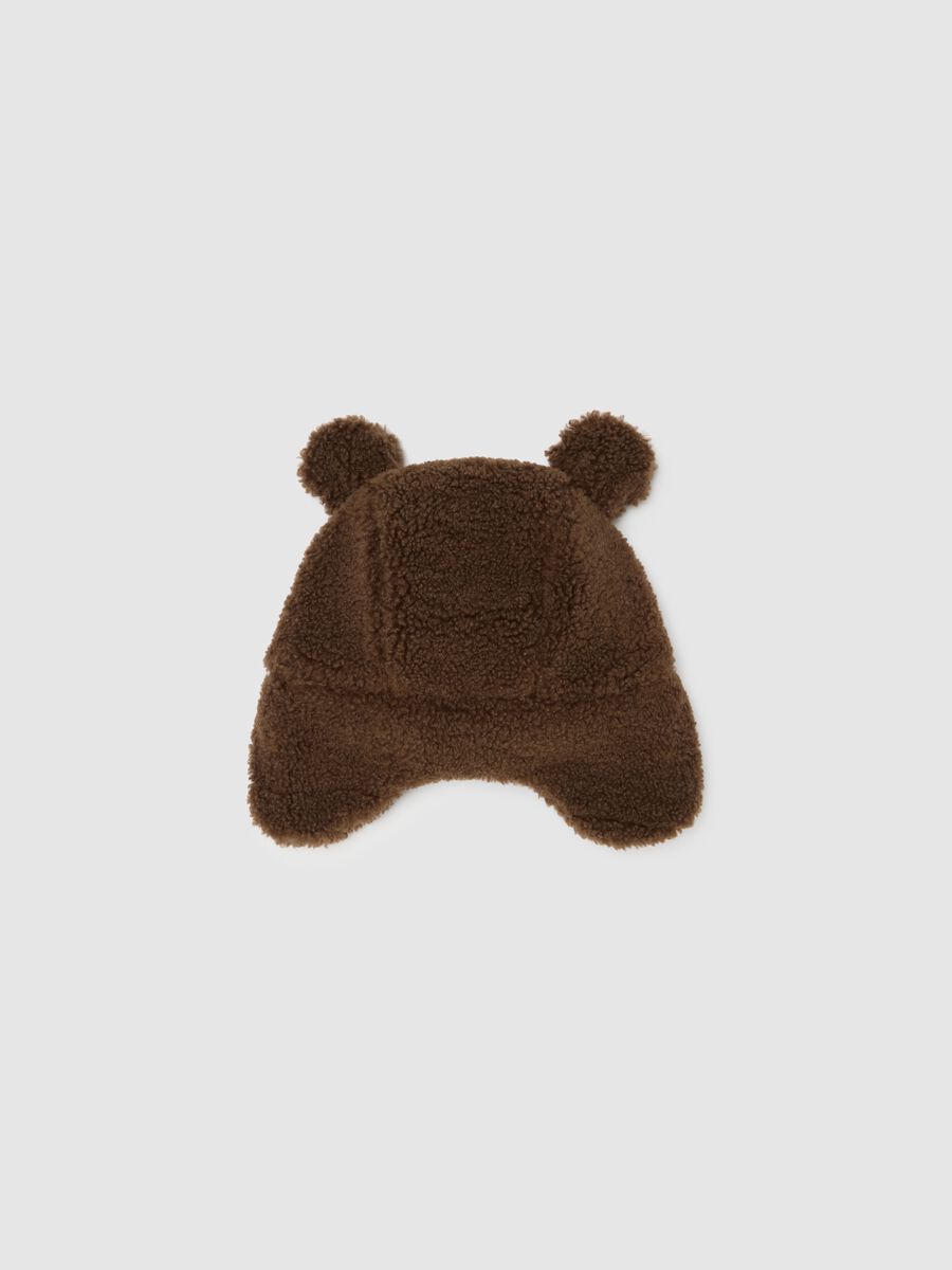 Peruvian Brown Sherpa Hat for Kids_1