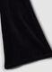 Black Velour Flared Trousers_5