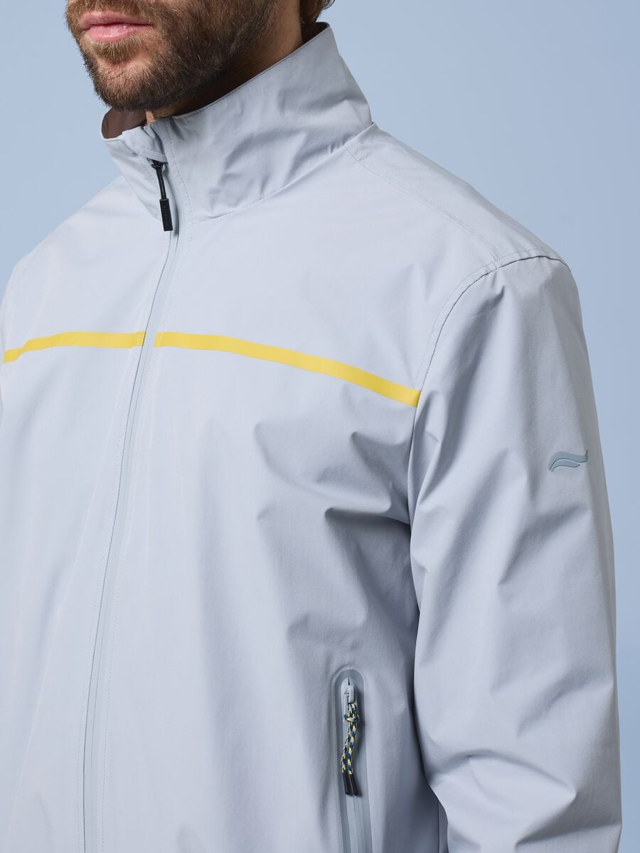 Giubbotto antivento ALTAVIA SAILING grigio con zip_3